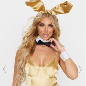 GOLD SEXY RABBIT COSTUME